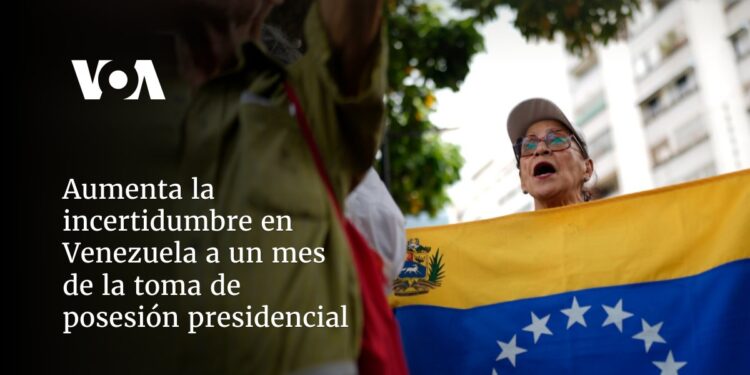 Aumenta la incertidumbre en Venezuela a un mes de la toma de posesión presidencial
