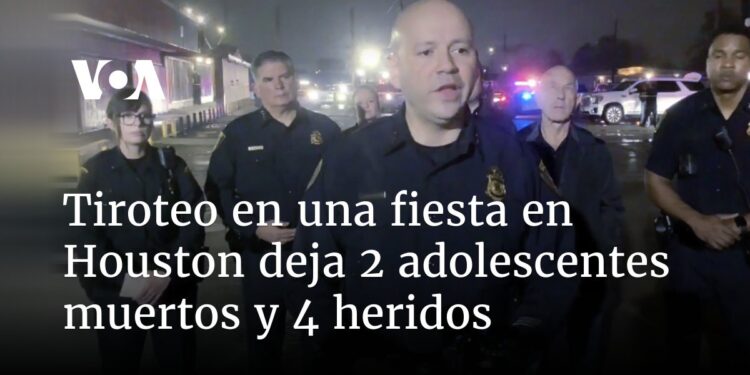 Tiroteo en una fiesta en Houston deja 2 adolescentes muertos y 4 heridos