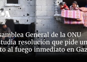 Asamblea General de la ONU estudia resolución que pide un alto el fuego inmediato en Gaza