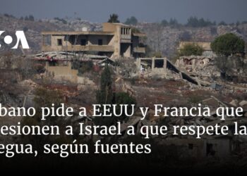 Líbano pide a EEUU y Francia que presionen a Israel a que respete la tregua, según fuentes