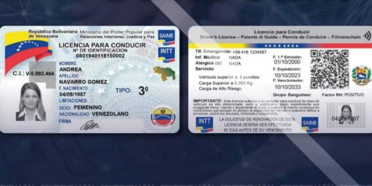 ¿Cómo tramitar la licencia para conducir en el nuevo formato del INTT?