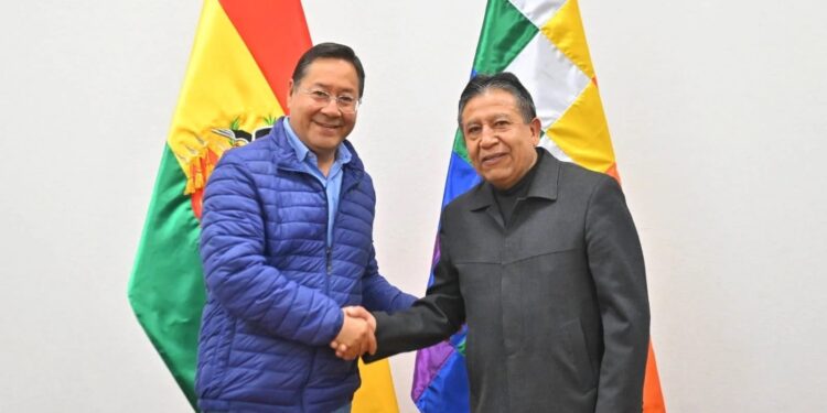 Luis Arce va a la reunión de la ALBA y deja el mando de Bolivia a David Choquehuanca