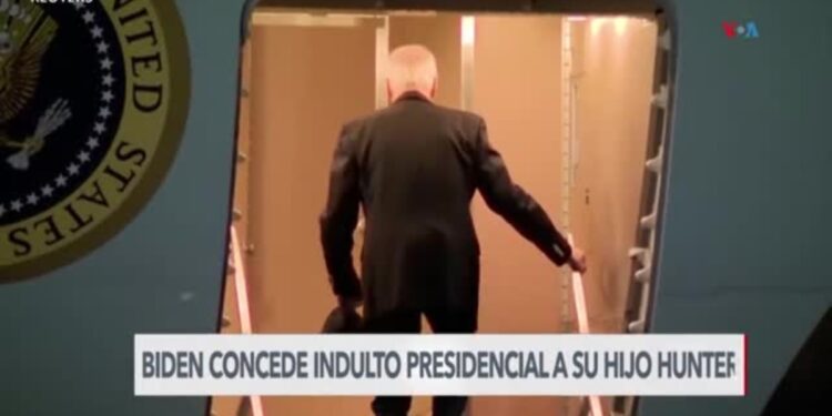 Biden concede indulto presidencial a su hijo Hunter
