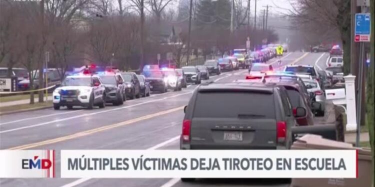 Múltiples víctimas deja tiroteo en escuela