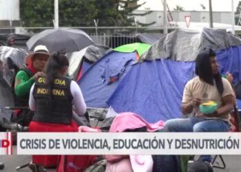 Más de 4.000 indígenas retornan desplazados a Bogotá