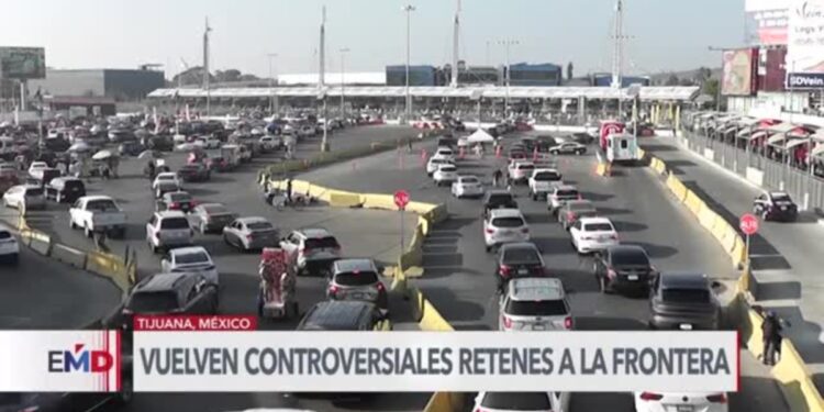 Vuelven controversiales retenes mexicanos a la frontera