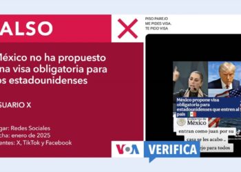 México no ha propuesto una visa obligatoria para los estadounidenses como circula en redes sociales