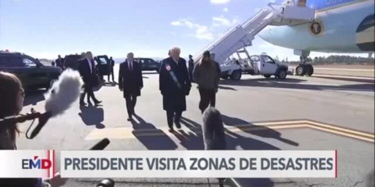 Trump propone desmantelar FEMA al visitar zonas afectadas por desastres naturales