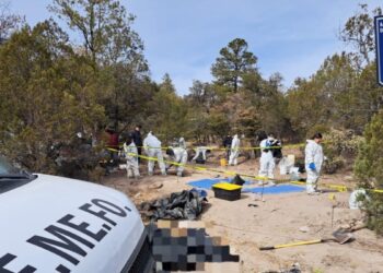 Hallan 56 cadáveres en fosas comunes cerca a la frontera entre México y Estados Unidos