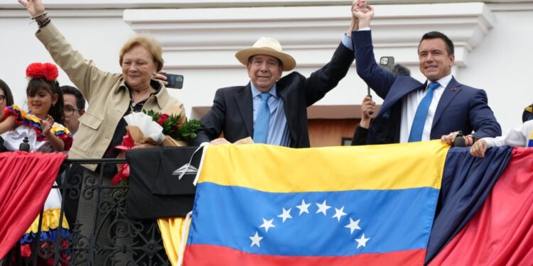 Ecuador: Presidente Noboa llama a González Urrutia mandatario electo de Venezuela