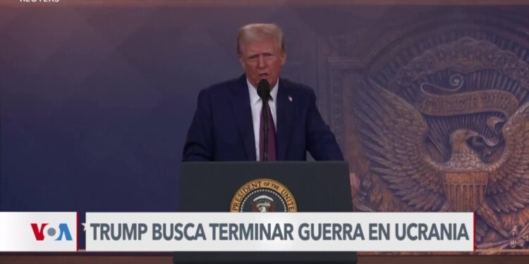 Trump apunta a bajar precio del petróleo para buscar fin de guerra en Ucrania