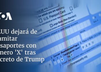 EEUU dejará de tramitar pasaportes con género ‘X’ tras decreto de Trump
