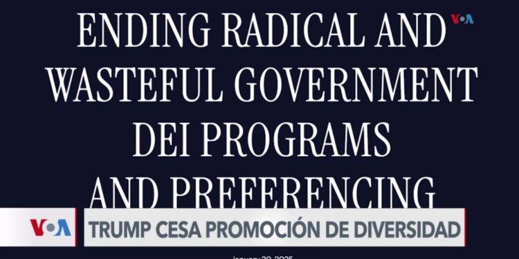 Trump desmantela esfuerzos para promover la diversidad desde el gobierno de EEUU