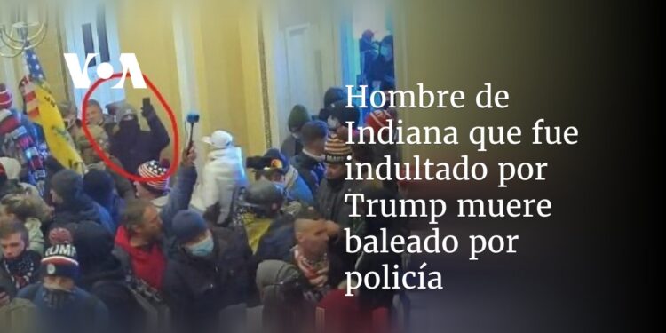 Hombre de Indiana que fue indultado por Trump muere baleado por policía