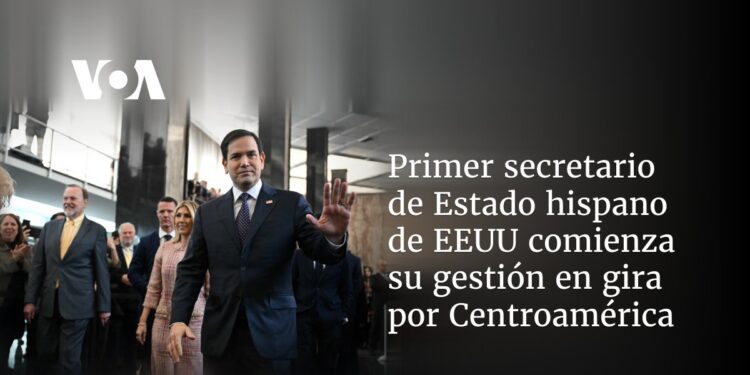Primer secretario de Estado hispano de EEUU comienza su gestión en gira por Centroamérica