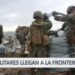 Soldados estadounidenses llegan a la frontera sur de EEUU