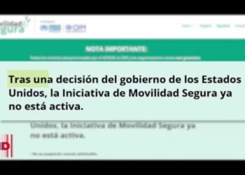 EEUU inhabilita Programa de Movilidad Segura