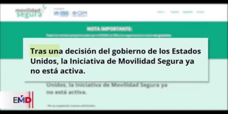 EEUU inhabilita Programa de Movilidad Segura