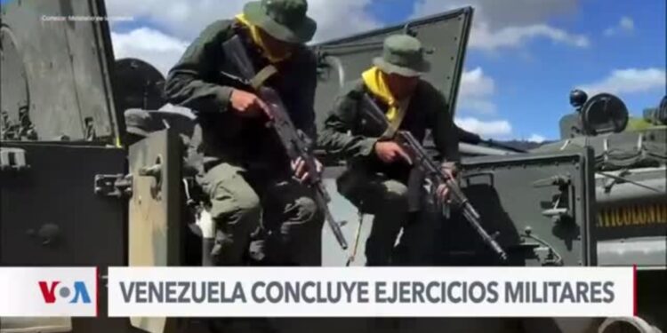 Venezuela concluye maniobra militar para prepararse contra "amenazas”
