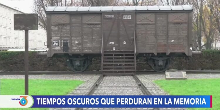 Museo del Holocausto en Los Ángeles instala vagón que transportaba a judíos a los campos