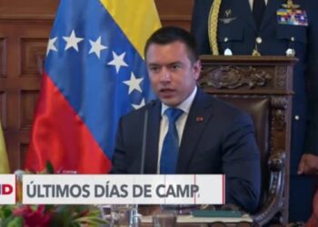 Presidente ecuatoriano finaliza campaña electoral en medio de cuestionamientos