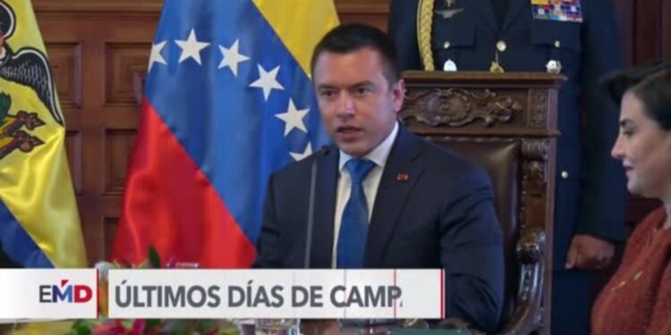 Presidente ecuatoriano finaliza campaña electoral en medio de cuestionamientos