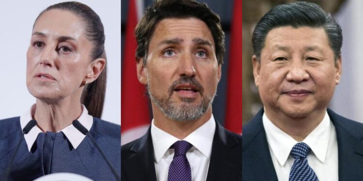 Canadá, México y China responden a EE.UU. con aranceles
