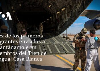 Diez de los primeros migrantes enviados a Guantánamo eran miembros del Tren de Aragua: Casa Blanca