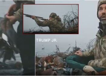 Indignación en Italia por un video de Donald Trump jr cazando en la laguna de Venecia