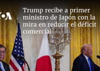Trump recibe a primer ministro de Japón con la mira en reducir el déficit comercial