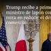 Trump recibe a primer ministro de Japón con la mira en reducir el déficit comercial