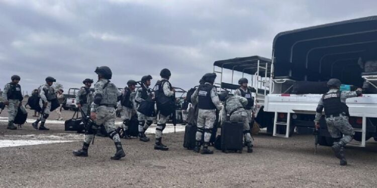 México despliega 600 elementos de la Guardia Nacional en Nuevo León, fronterizo con EE.UU.