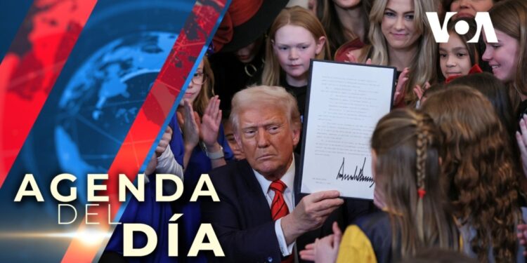 Presidente Trump firma el decreto “Mantener a los hombres fuera de los deportes femeninos”