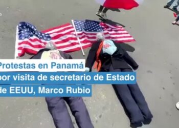 Protestas en Panamá por visita de Marco Rubio, secretario de Estado de EEUU