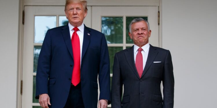 Trump recibirá al rey Abdullah II de Jordania en la Casa Blanca