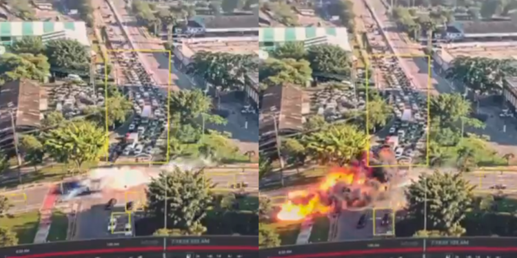 Avioneta se estrella en avenida de Sao Paulo, dejando víctimas mortales y heridos