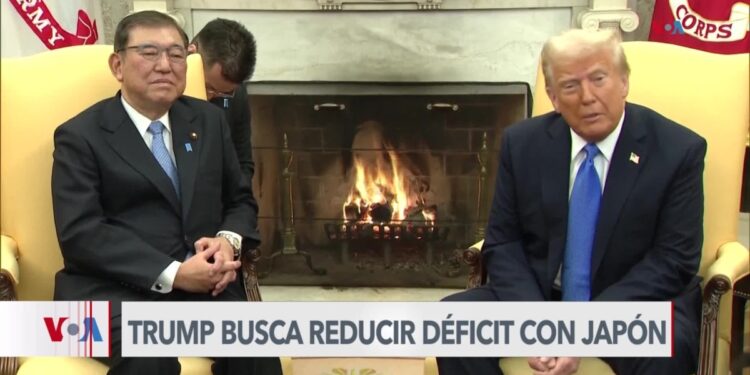 Trump busca reducir déficit con Japón