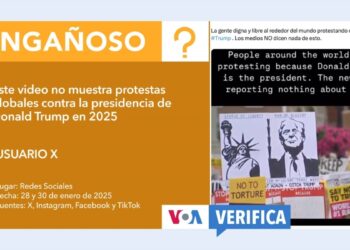 Estos videos no son de protestas globales contra Trump en 2025 como se dice en redes sociales