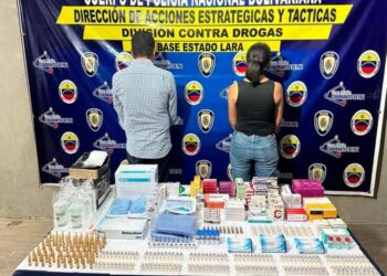 Capturan a pareja en Lara fentanilo y otras medicinas