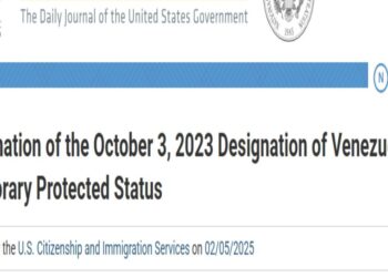 Oficializan en el Registro Federal el fin del TPS-2023 para más de 300,000 venezolanos