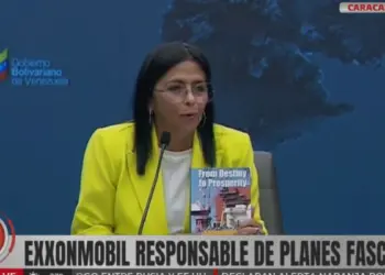 Delcy Rodríguez responsabiliza a ExxonMobil “si algo le llega a pasar” a una alta autoridad de Venezuela