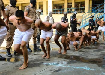 EE.UU. manda a El Salvador a los primeros deportados bajo la Ley de Enemigos Extranjeros