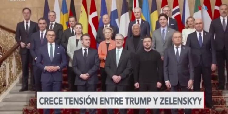 Crece la tensión entre Trump y Zelenskyy tras esfuerzos diplomáticos de la Unión Europea