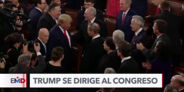 Primer discurso de Trump ante el Congreso genera expectativa global