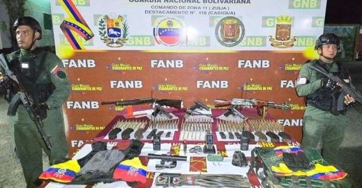 GNB incauta arsenal perteneciente a las Farc en el Sur del Lago