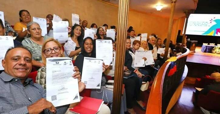 TSJ acreditó a más de 1.800 jueces de paz comunal en Caracas