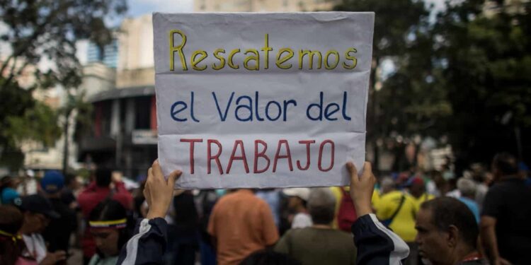 La Red Sindical Venezolana convoca una protesta el lunes para exigir un aumento salarial