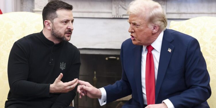 Llamada entre Trump y Zelenski «avanza hacia el fin de la guerra» en Ucrania, según EE.UU.