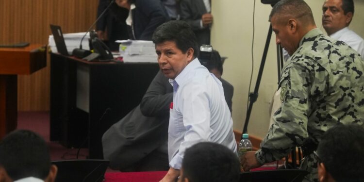 La justicia de Perú inicia el juicio por rebelión contra el expresidente Pedro Castillo
