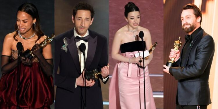 «Anora» es la gran triunfadora de los Oscar: estos son los ganadores de los premios de la Academia de Hollywood
